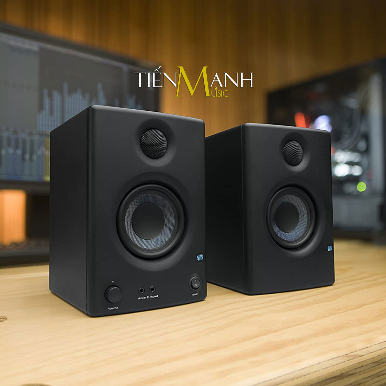 [New, Gen 2] Loa Kiểm Âm Nghe Nhạc Presonus E3.5 Gen2 Eris Powered Studio Monitor Speaker E35 Pair Hàng Chính Hãng