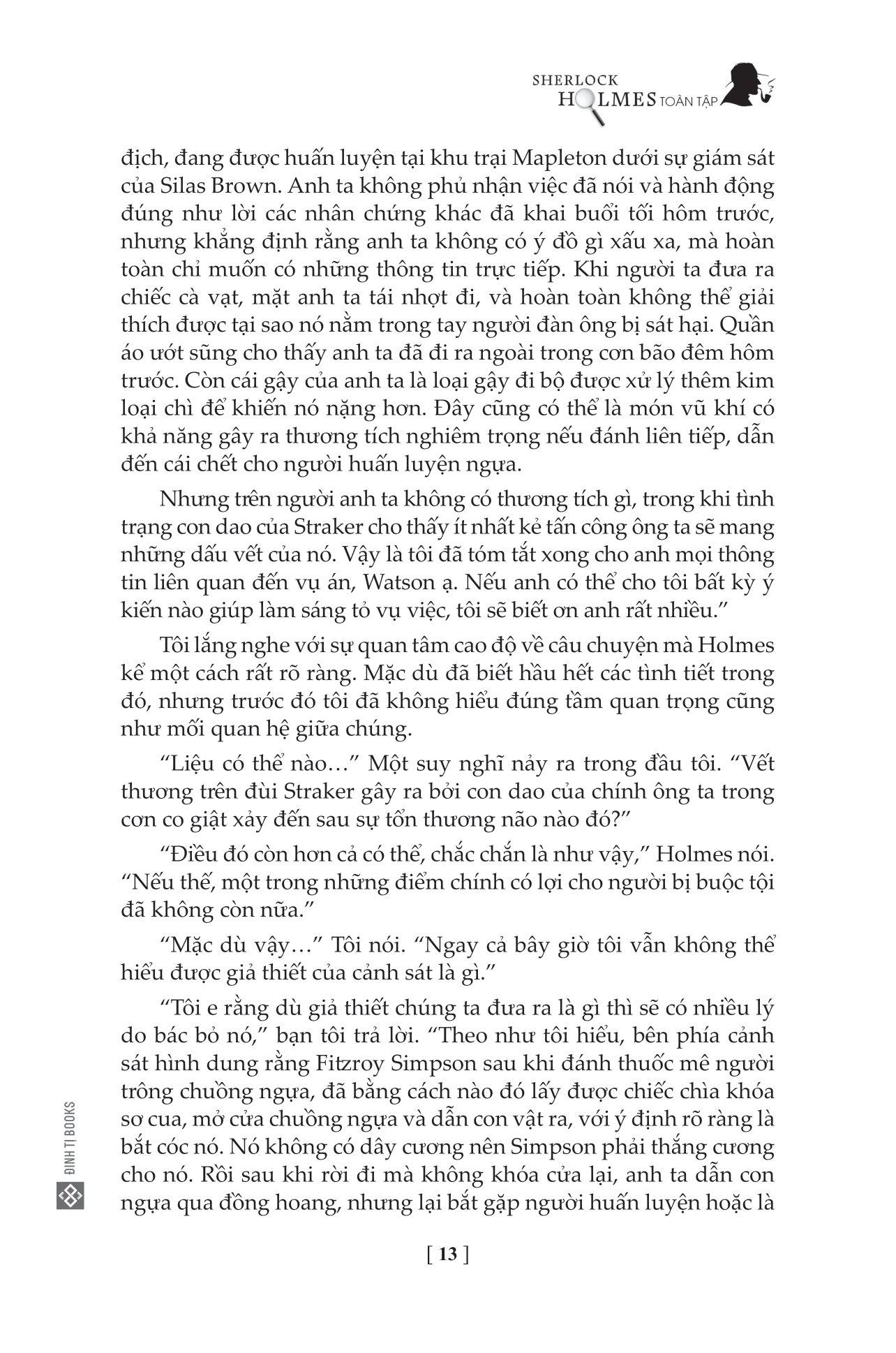 Sherlock Holmes Toàn Tập - Tập 2