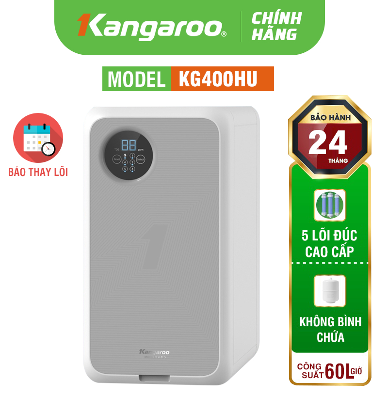 Máy lọc nước Kangaroo Hydrogen KG400HU - Hàng Chính Hãng