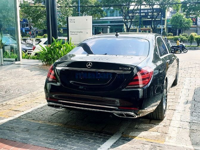 Decal tem chữ S560 dán đuôi xe ô tô Mercedes Maybach