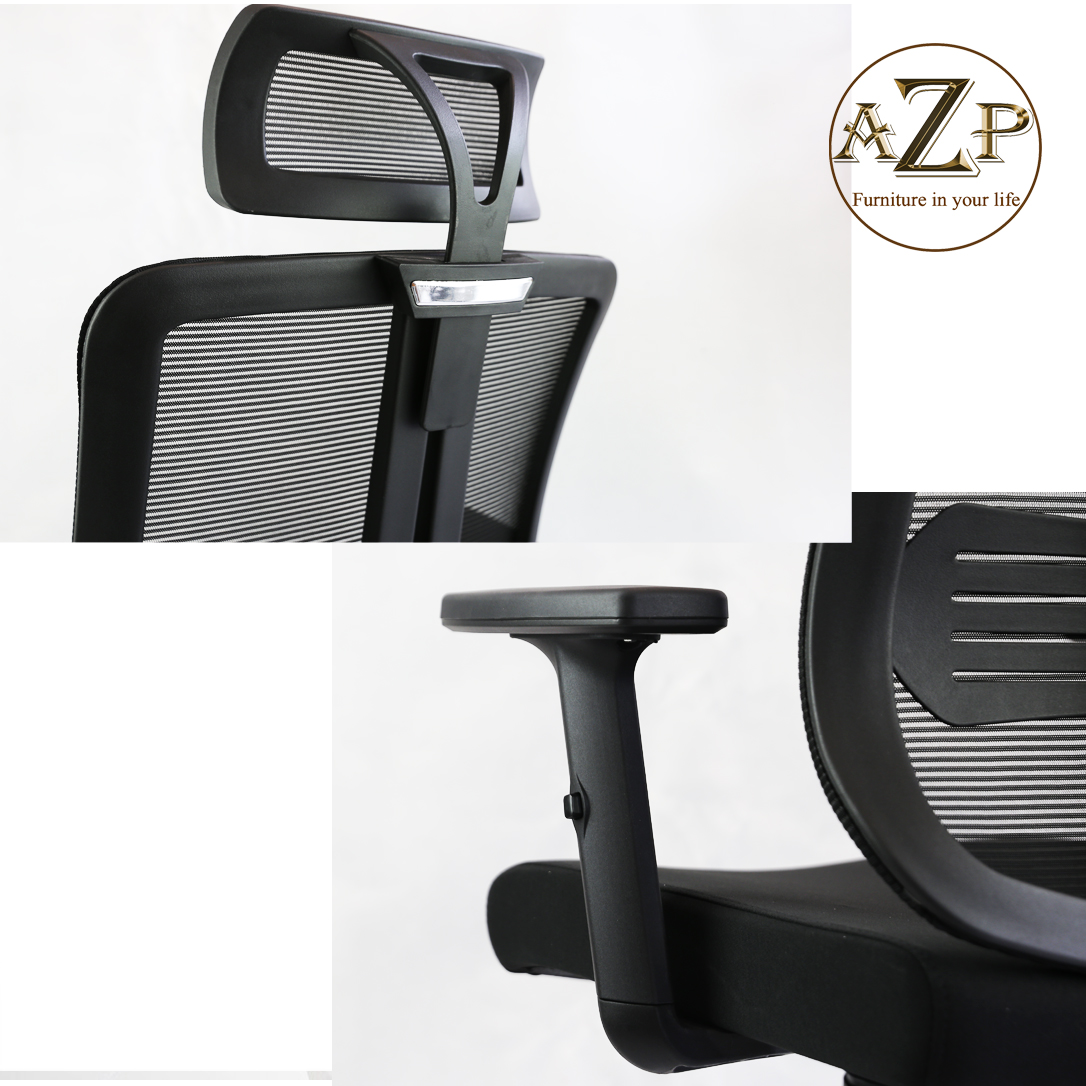 Ghế Giám Đốc, Ghế Văn Phòng với thiết kế Ergonomic hỗ trợ lưng, bán chạy nhất thị trường 2021-2022 AZP-9524 NEW 2022 Tay Nâng Hạ