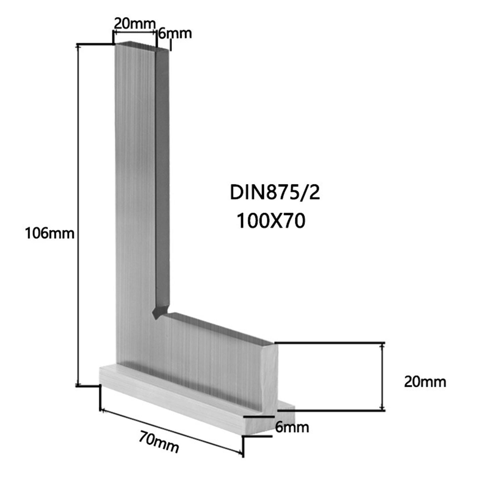 90 Degree Square Ruler Woodworking Square Ruler Square Marking Gauge Steel
