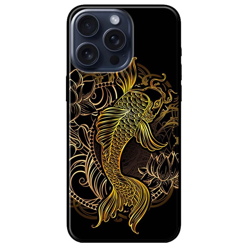 Ốp lưng dành cho Iphone 15 - Iphone 15 Plus - Iphone 15 Pro - Iphone 15 Pro Max - Cá Chép Vàng - Hàng Chính Hãng