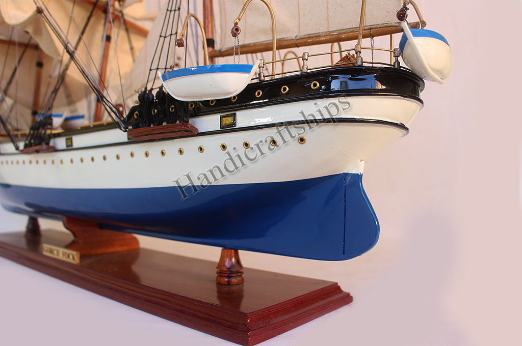 Thuyền buồm trang trí (Gorch Fock - Thân 60cm)
