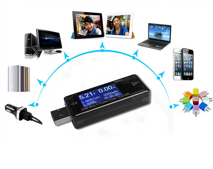 USB đo điện áp và dòng sạc điện thoại nhanh -