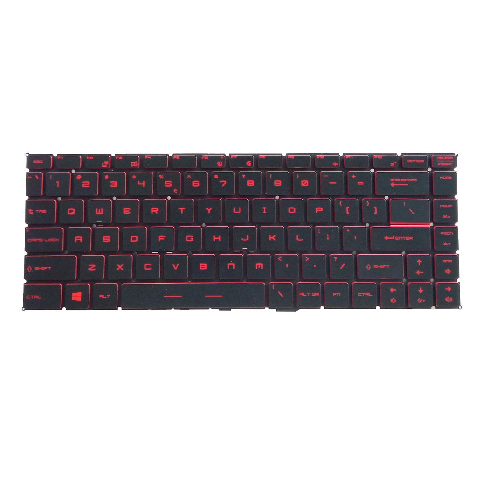 US Keyboard US Layout Backlit Durable for MSI Professional Replacement
