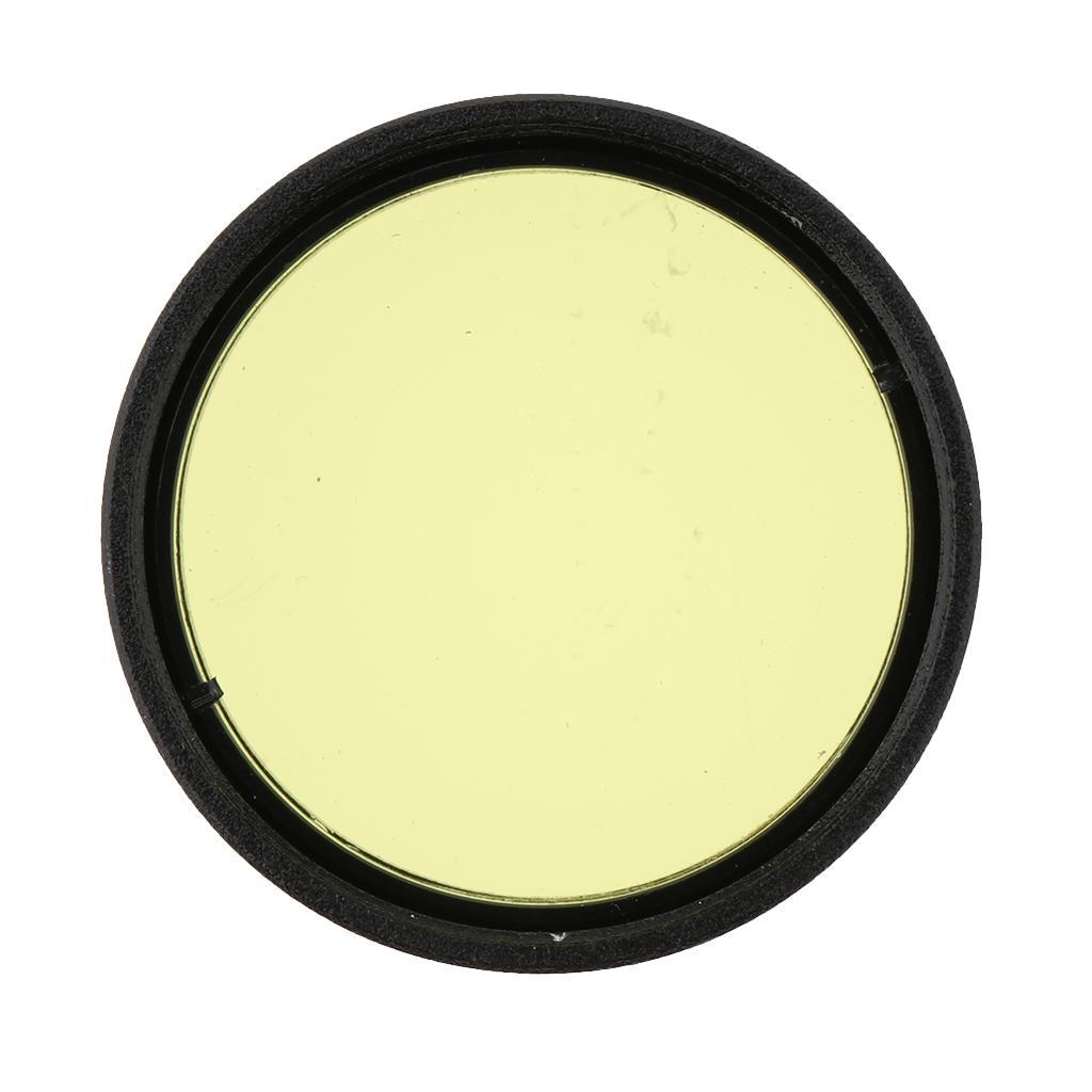 Universal Telescope Eyepiece Moon Planet Filter Yellow for Astronomy 1.25"