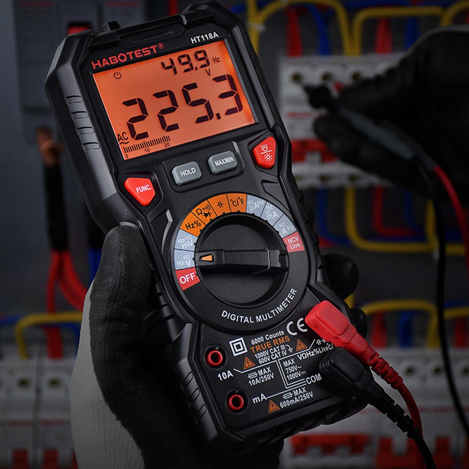 Multifunction Digital Tester Handheld Digital Meter for DC Voltage Circuit Board Test