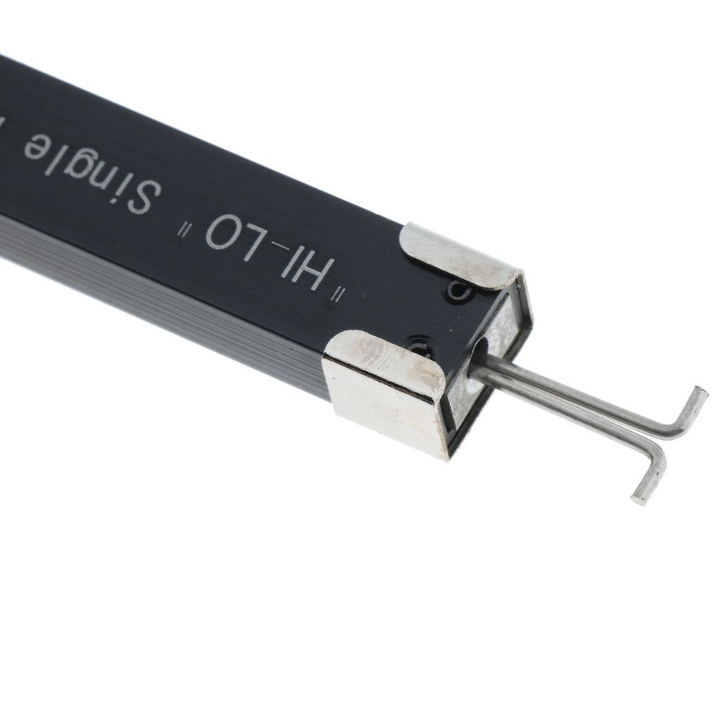 2x Internal Hi-Lo Gage Single Purpose Metric Measurement Welding Gauge Gage Test Tool, Stainless Steel , Black&Silver