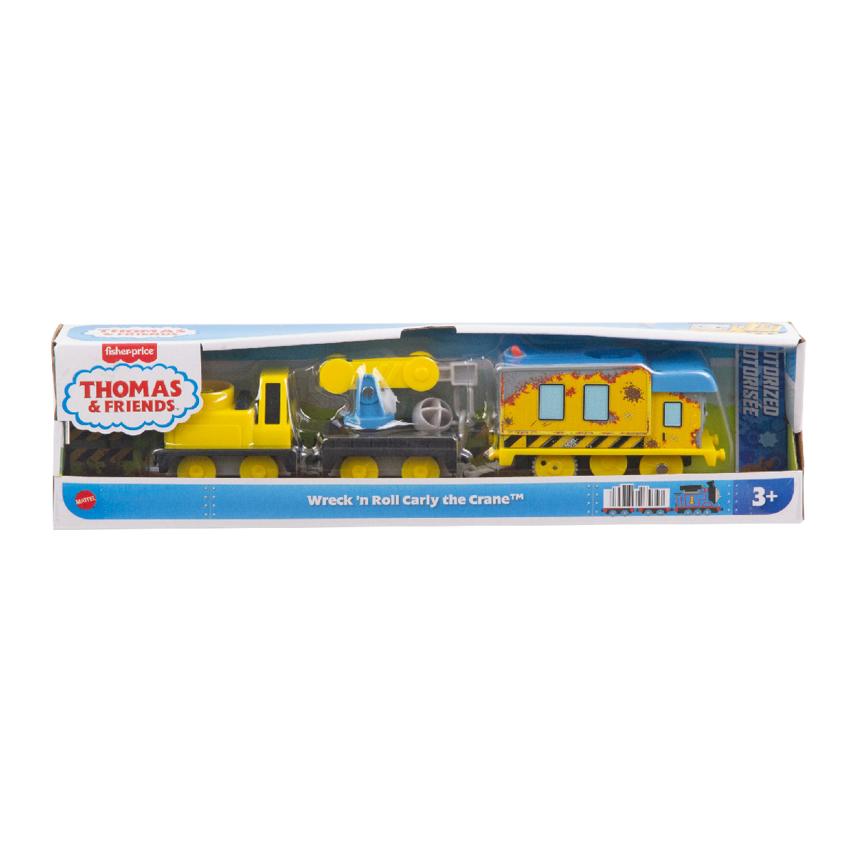 Đồ Chơi Mô Hình Đầu Kéo Và 2 Toa Tàu Carly &amp; Crane THOMAS FRIEND HFX97