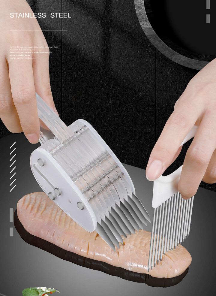 Bộ Dụng Cụ Cắt Khía Thịt Đa Năng KACHEEG DYZII Cao Cấp - Home and Garden