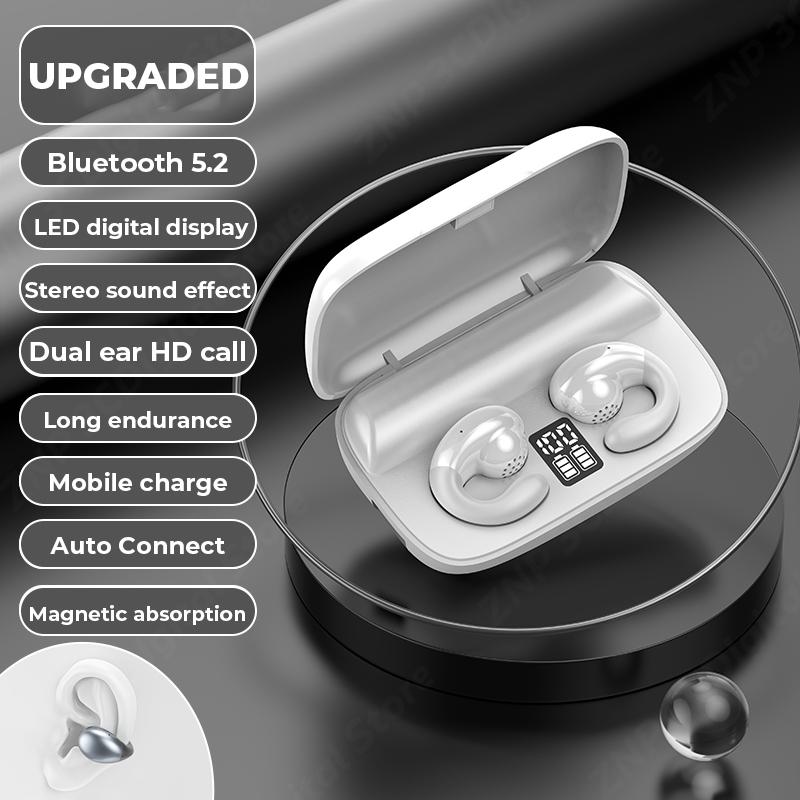 Bone Dây dẫn tai nghe Bluetooth Earring Tai nghe không dây Ear With Mic Tai nghe HIFI STEREO STORE