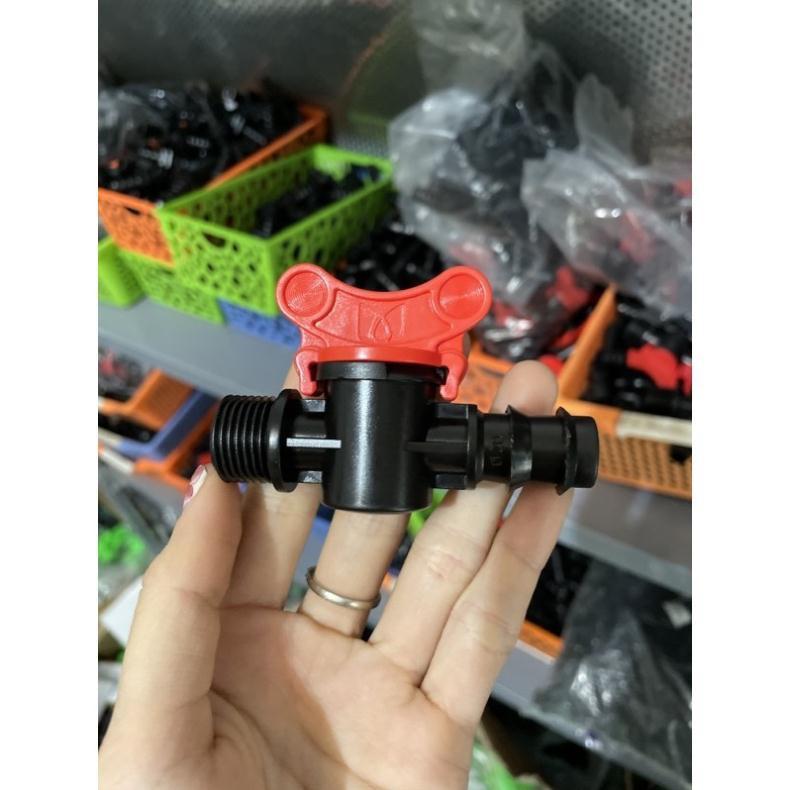 Van khóa ống ren ngoài 27mm ra dây PE 25mm
