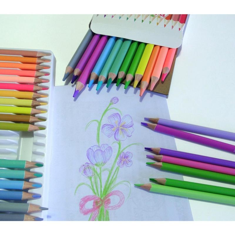 Bút Chì Màu Gỗ YPLUS+ Rainbowl Pastel Jumbo 12 Màu Có Chuốt PC200300-RB