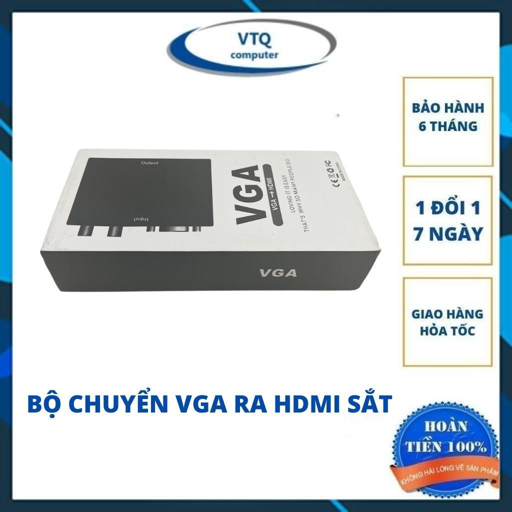 Bộ chuyển VGA to HDMI sắt, bộ chuyển vga ra hdmi sắt chất lượng cao