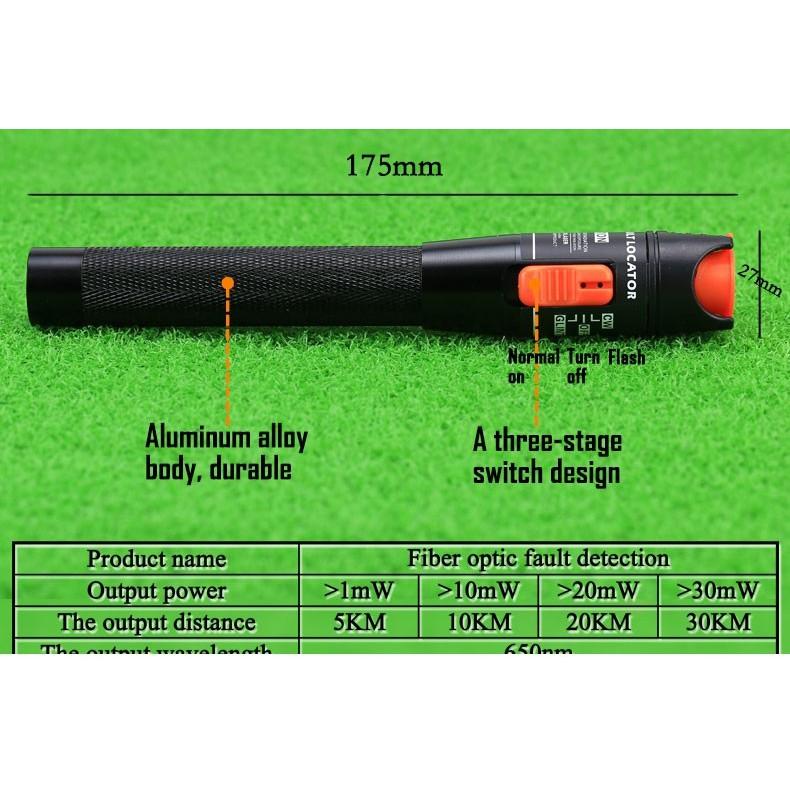 bút dò lỗi sợi quang 10km