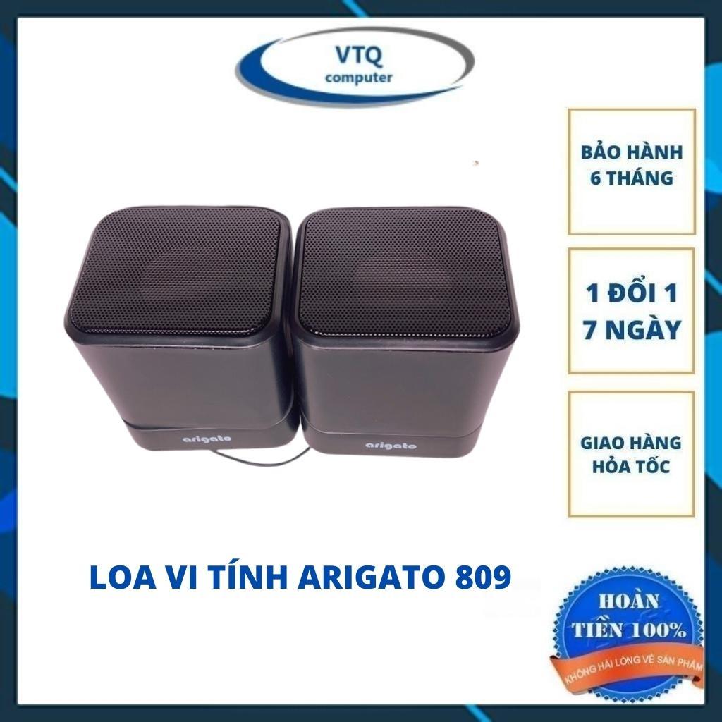 Loa vi tính, Loa mini 2.0 Arigato 809, thiết kế lạ mắt, thay đổi hình dáng loa, chất lượng âm thanh ấn tượng