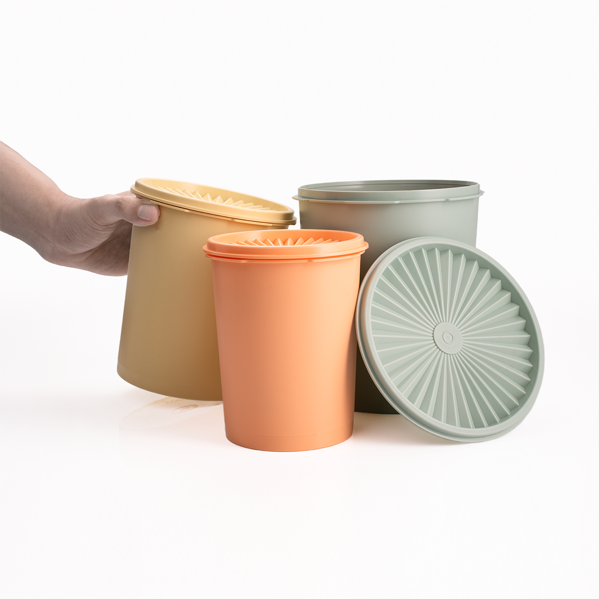 Bộ 3 Hộp Đựng Thực Phẩm Tupperware Decorator 2.7L, 1.8L 1.2L