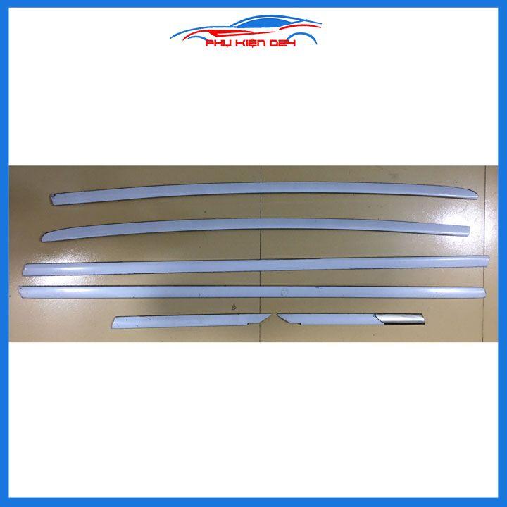 Bộ nẹp viền chân kính cong kính Toyota Ford Ecosport 2016-2022 Inox sáng bóng chuẩn form xe