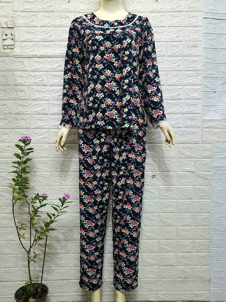 Bộ tole nhung dài tay cao cấp, đồ bộ mặc nhà( lanh), đồ bộ bigsize