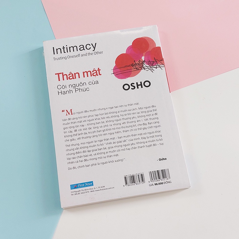 Osho - Thân Mật Cội Nguồn Của Hạnh Phúc - Tái Bản 2020