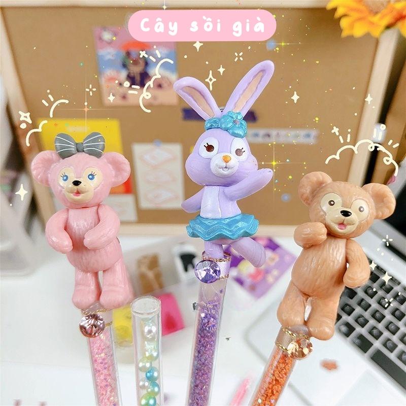 S96 - Bút dao rọc giấy thỏ Stella gấu Duffy gấu Shellie dễ thương unbox đơn hàng, cắt sticker băng dán washi tape