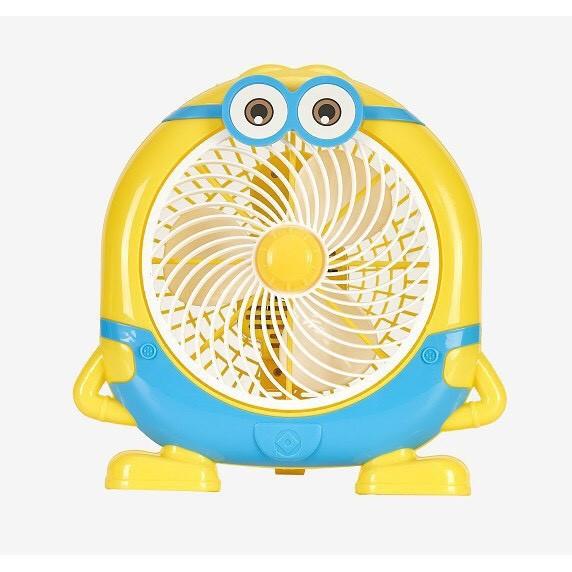 Quạt Mini Để Bàn Cắm Điện Hình Minion Cực Dễ Thương, Thích Hợp Để Bàn Học, Bàn Làm Việc Cho Mùa Hè 2021