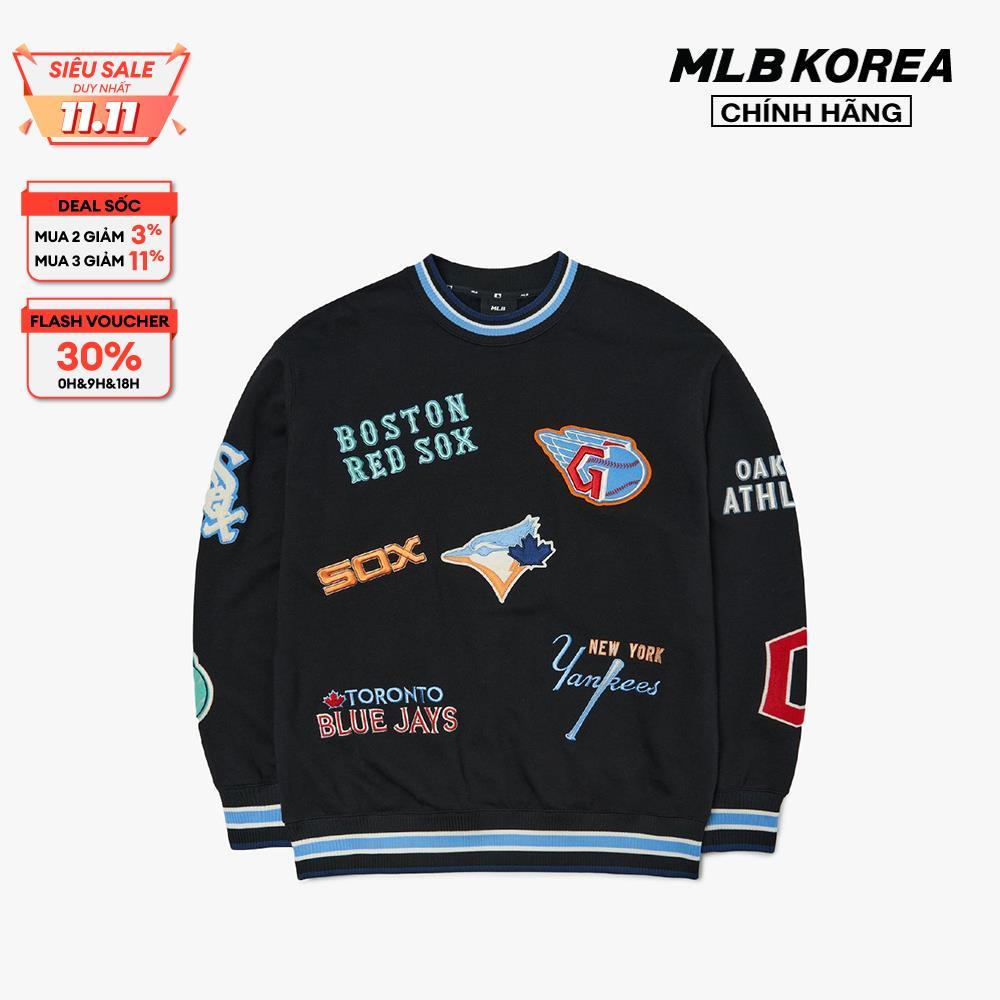 MLB - Áo sweatshirt tay dài phom suông Multi Logo Overfit 3AMTN0224