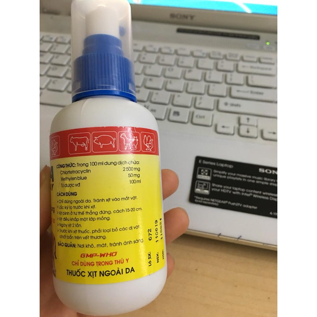 Dung dịch sát trùng DERMA SPRAY 100ML