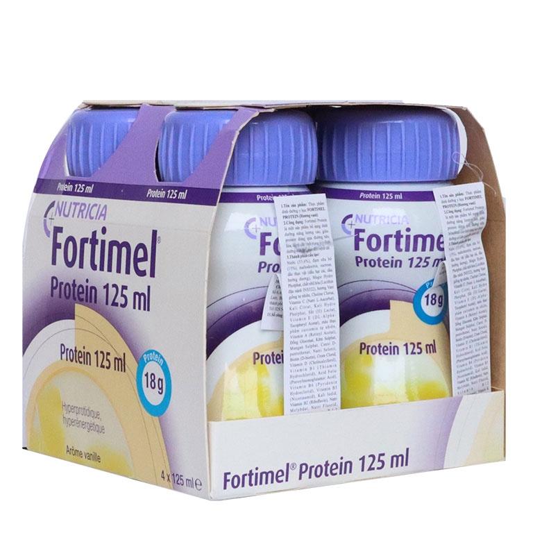 Sữa fortimel protein 125ml pha sẵn dinh dưỡng cho người sau phẫu thuật, mới ốm dậy và người cao tuổi