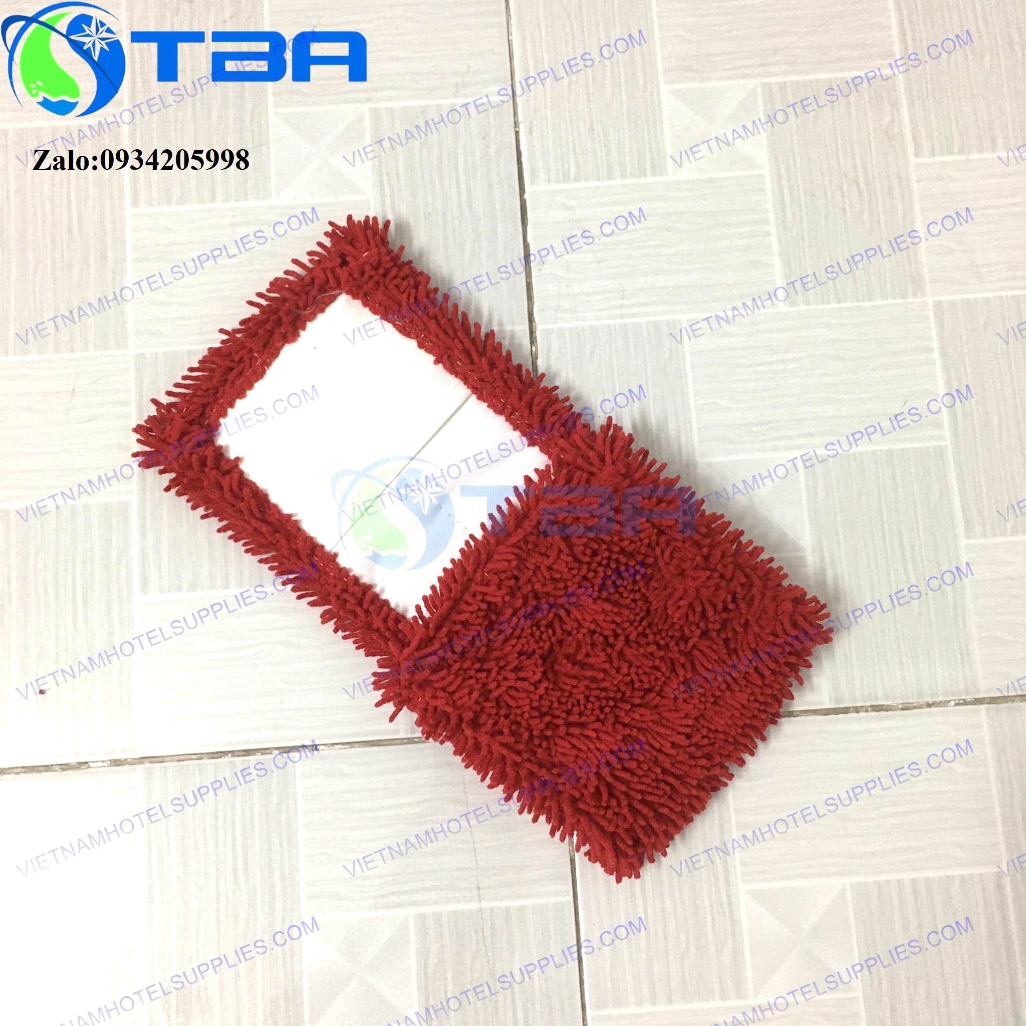 Tấm lau thay thế cho cây lau sàn công nghiệp màu đỏ cao cấp
