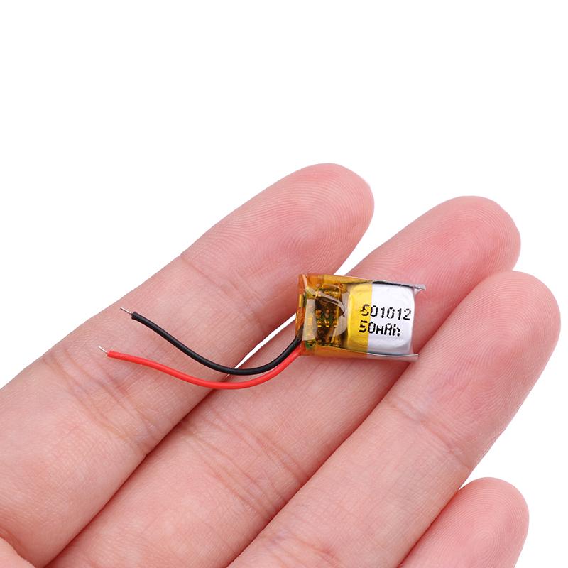 501012 50mah 3.7V Pin Sạc Lithium Polymer Cho i7s i8 i12 I9S Tai Nghe Bluetooth MP3 MP4 Đồ Chơi Đồng Hồ Thông Minh GPS Màu sắc: một kích thước
