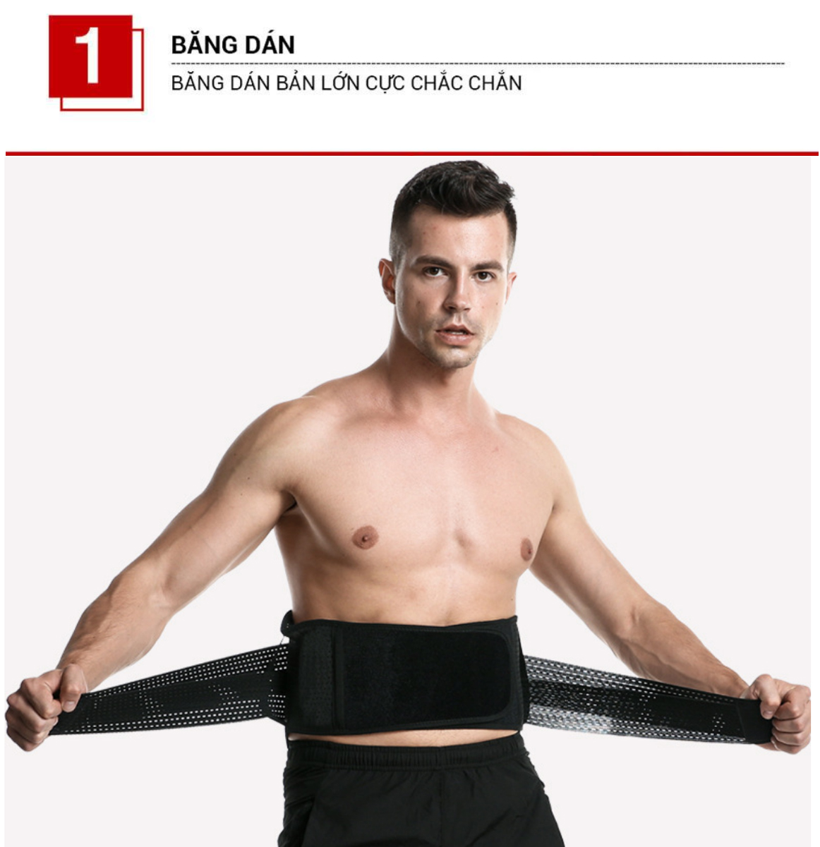 Đai lưng tập thể thao Bendu PK3001 hàng chính hãng, bảo vệ lưng, đai tập thể thao, đai tập gym ( 1 chiếc )