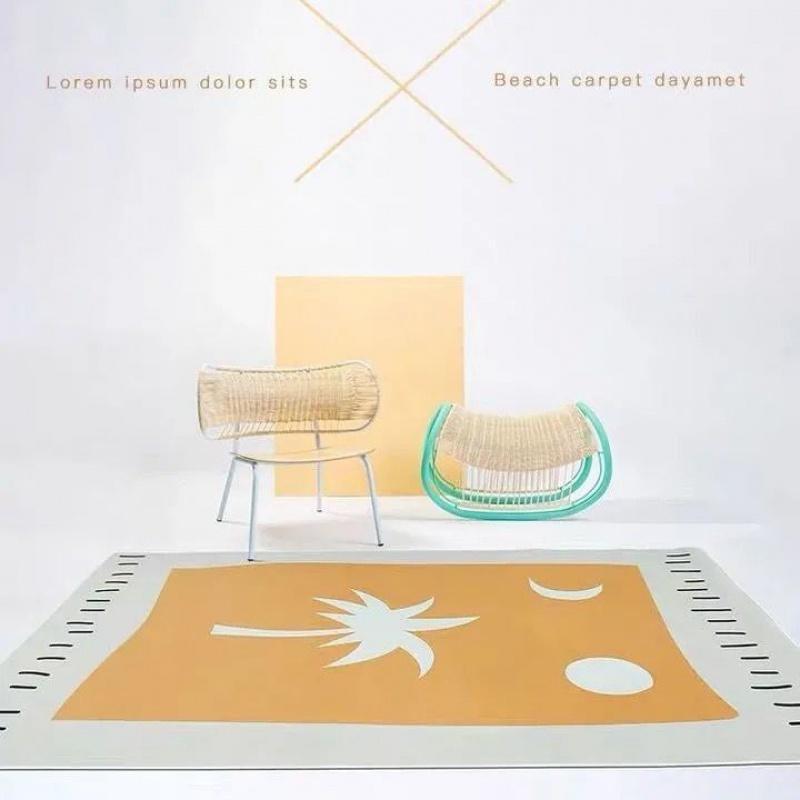 Thảm Trải Sàn Phòng Khách/Phòng Ngủ Phong Cách Bắc Âu Có Thể Giặt Sạch Tiện Dụng