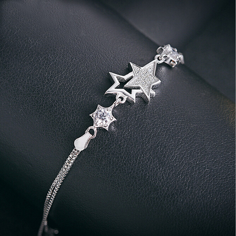 Lắc tay nữ thời trang hình ngôi sao LT26