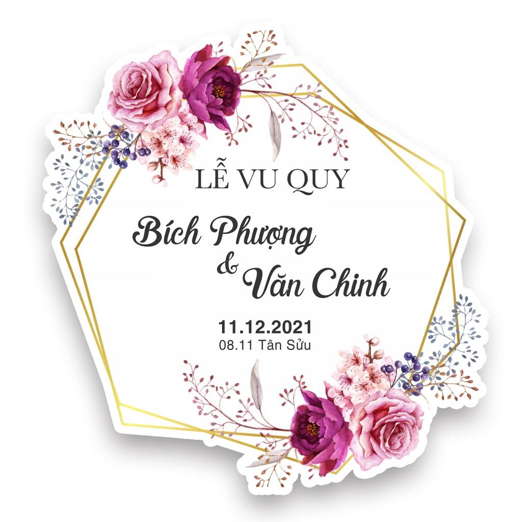 Bảng Cưới, Bảng Đón Khách Để Cổng Cưới, Trang Trí Đám Cưới__DECAL VIP
