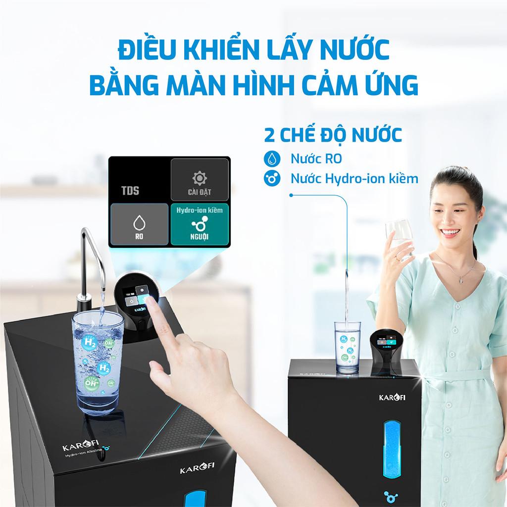 [TẶNG BỘ LÕI] Máy lọc nước Hydro-ion Kiềm 12 lõi KAROFI S68, Điện phân trực tiếp, Giao trước lắp sau miễn phí - Hàng Chính Hãng