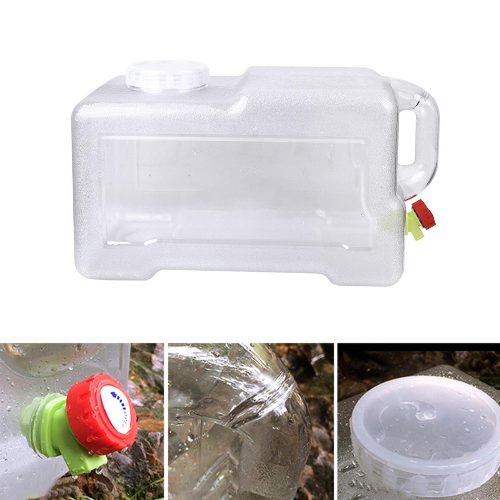 5L Transparent Portable water Storage Barrel Water Tank Container