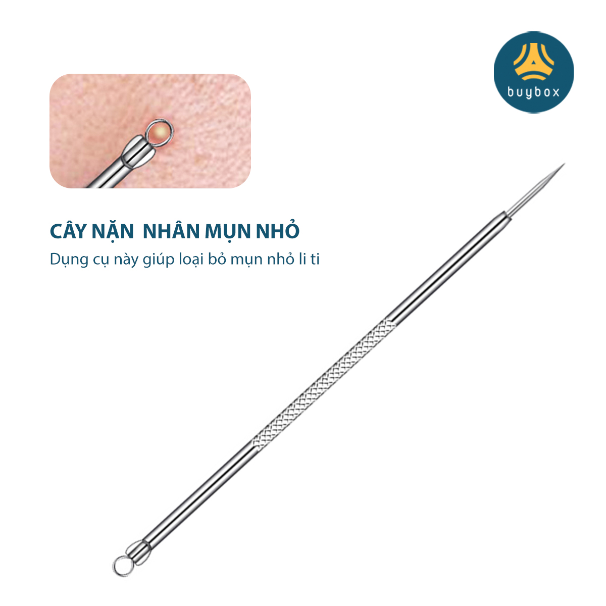 Bộ dụng cụ 9 món đa dạng, giúp loại bỏ mụn đầu đen, mụn cám, mụn bọc hiệu quả trả lại cho bạn làn da tươi sáng - BuyBox - BBPK347