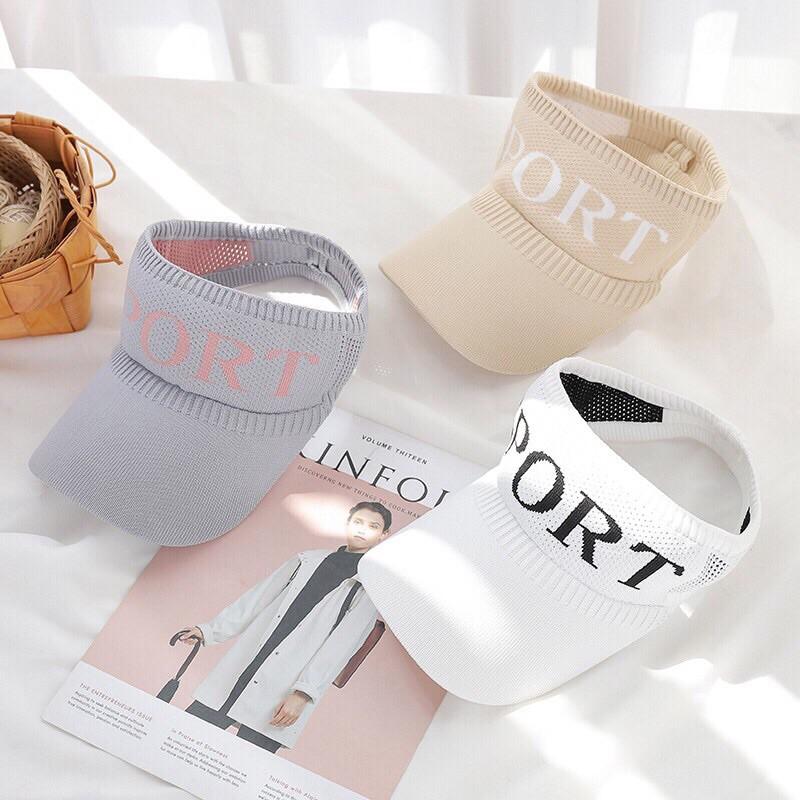 MŨ ️LƯỠI ️TRAI NỬA ĐẦU CHỐNG NẮNG THỜI TRANG CHO NỮ PHONG CÁCH HÀN QUỐC 2021