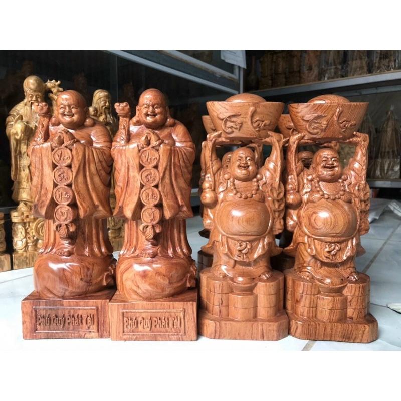 Bộ Tam Đa Phúc Lộc Thọ Gỗ Hương 30cm - 40cm - 50cm