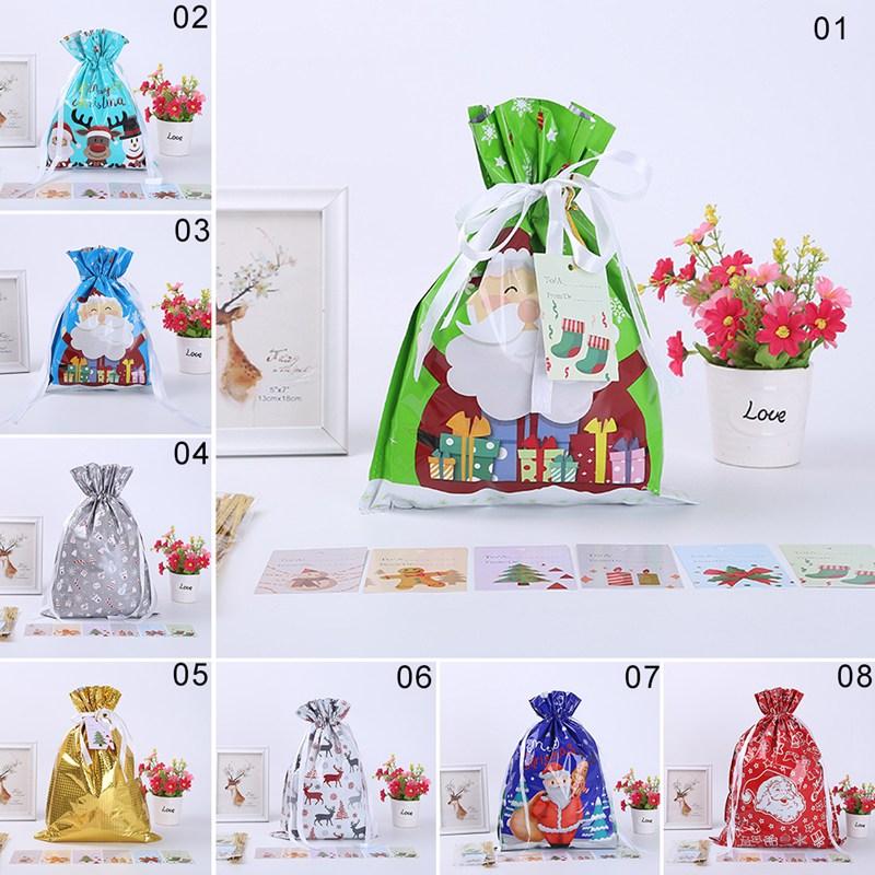 Túi Dây Rút Đựng Quà Giáng Sinh