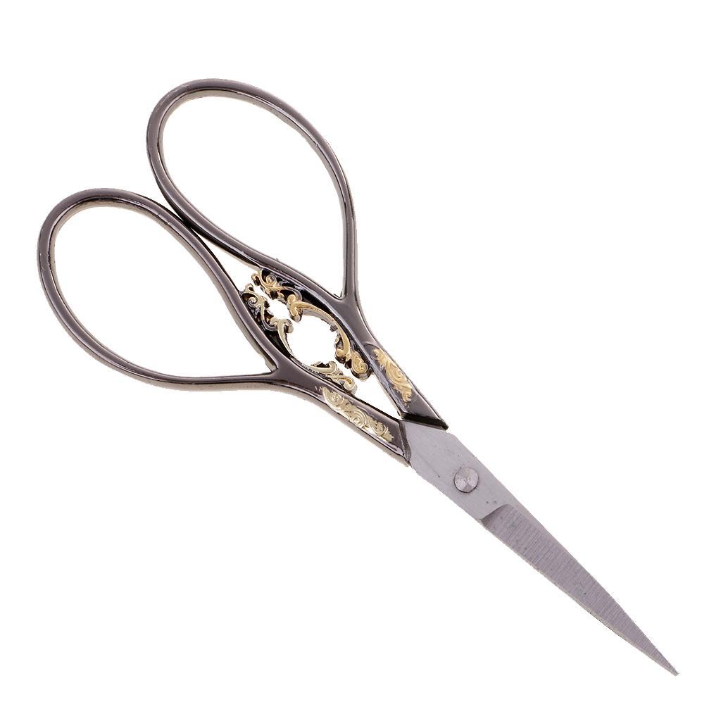 2x Stainless Steel Sewing Scissors in Steel Sewing Scissors