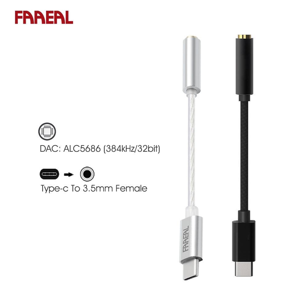 Cáp Chuyển Đổi Âm Thanh Type-C Sang 3.5mm Mạ Vàng / Bạc Cho Máy Tính Bảng Android