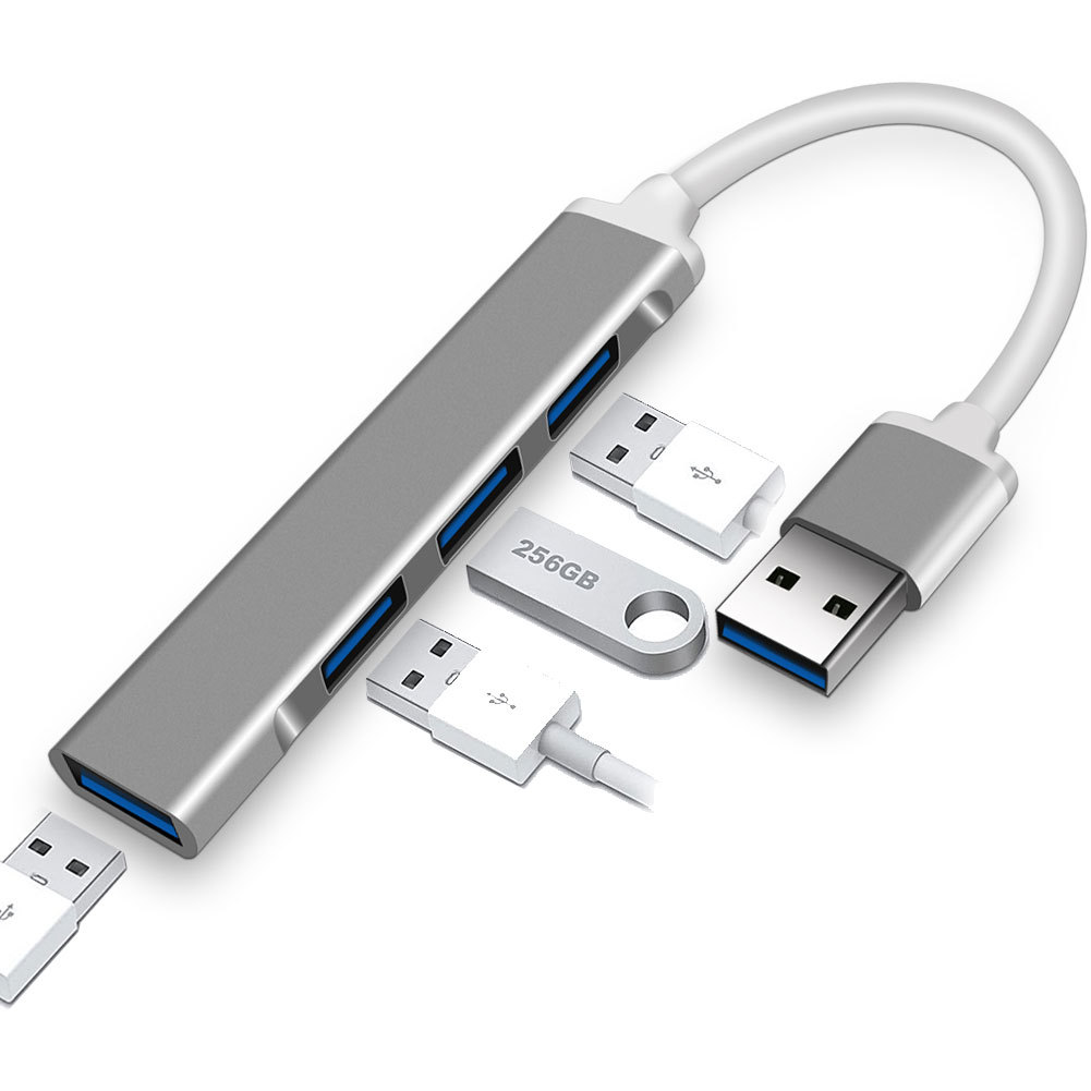 Hub USB 3 Cổng 3.0 Tốc Độ Cao, chia usb ra 4 cổng usb