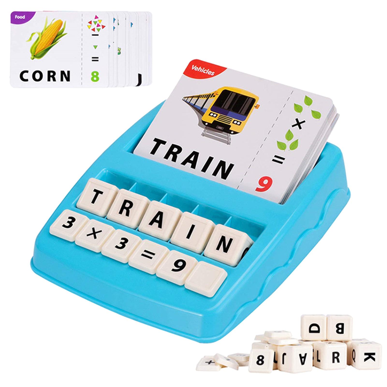 Bảng chữ cái Từ Đánh vần Nhận biết 2 trong 1 Ghép chữ Trò chơi Số Toán Đếm