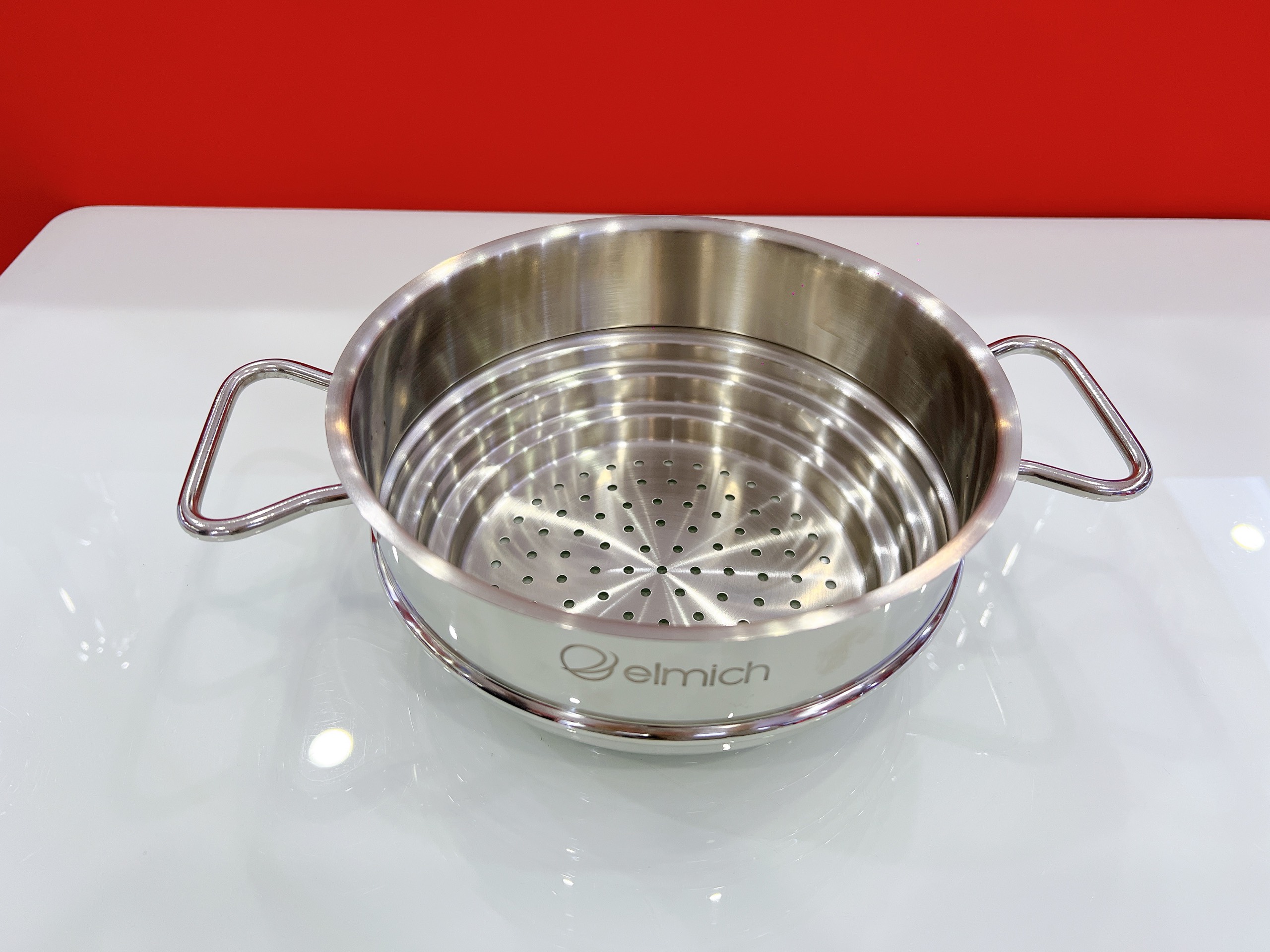 Xửng Hấp Đa Năng 3 Trong 1 Inox 304 Elmich EL-8260 Size 16,18,20cm