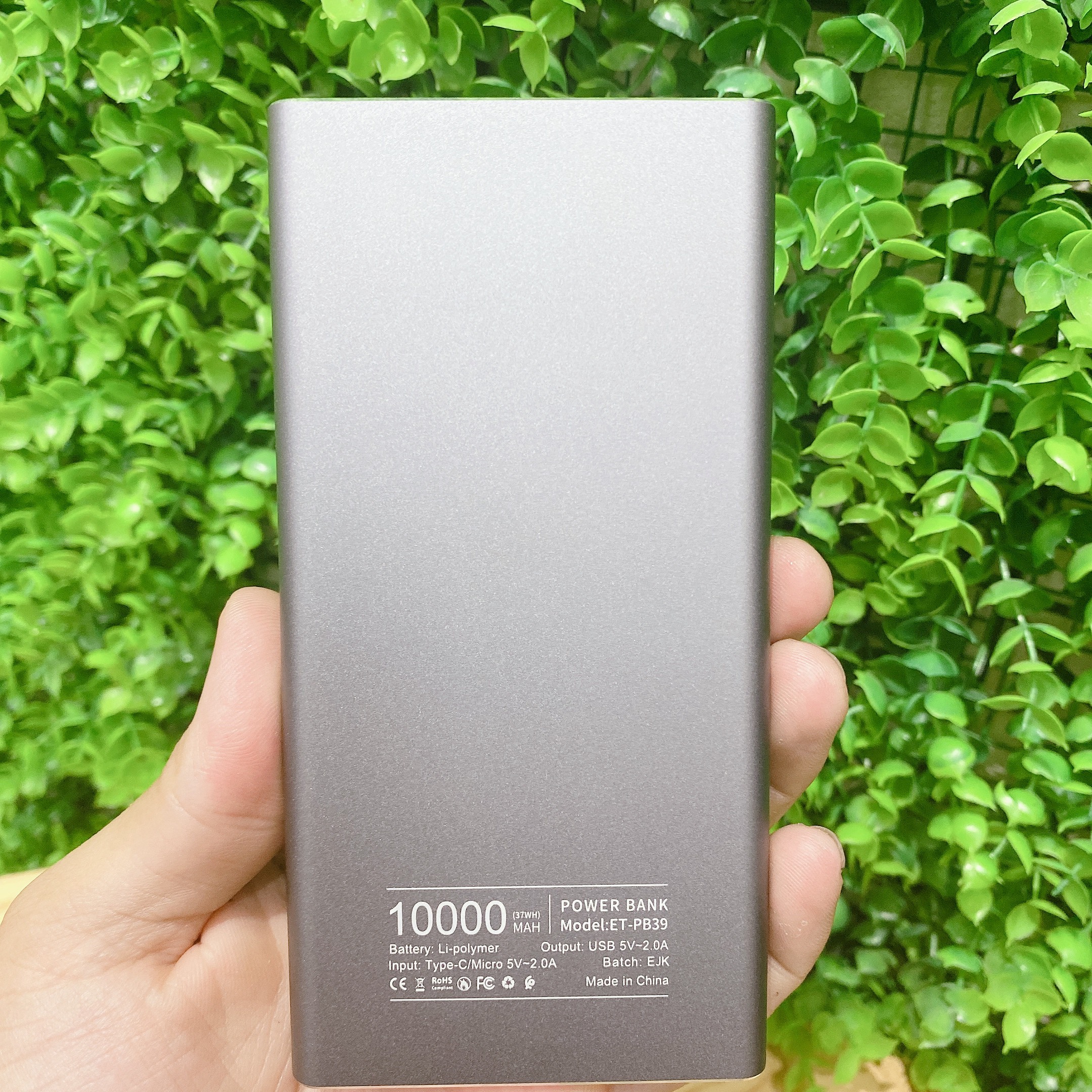 Sạc Pin Dự Phòng 10.000 mAh Earldom PB-39 hàng chính hãng