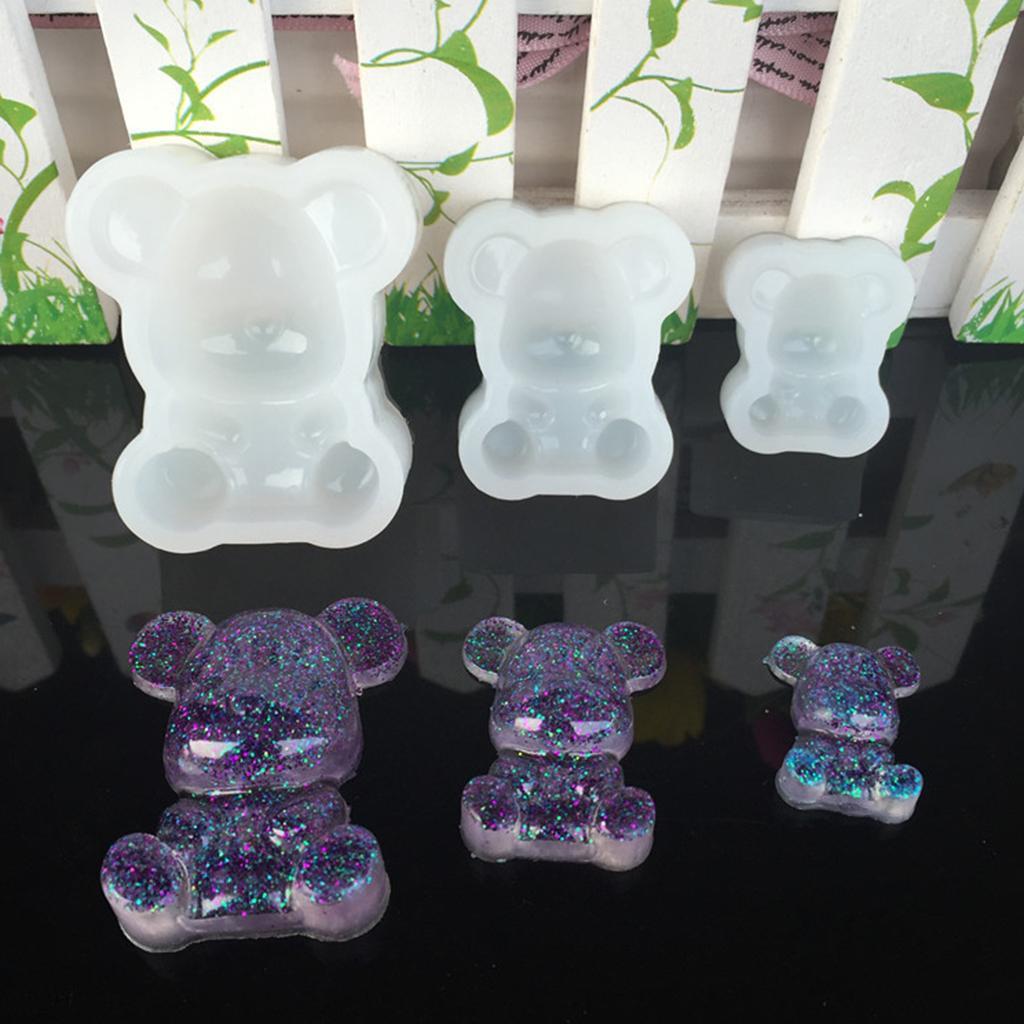Cute Silicone Panda Mould DIY Craft Cake Chocolate Resin Crystal Making Mold