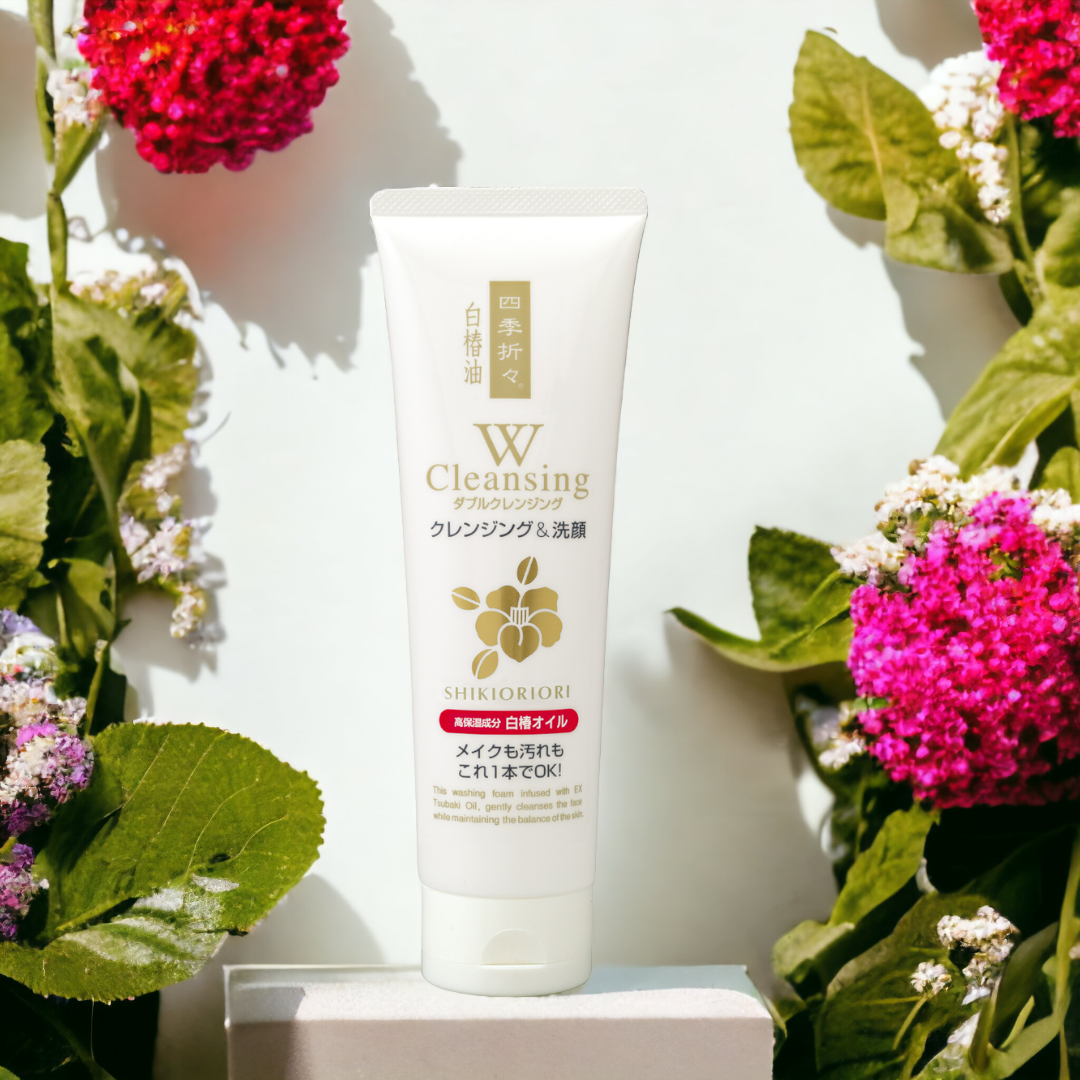 Sữa Rửa Mặt Shikioriori W Cleansing Wash Chiết Xuất Hoa Trà Trắng